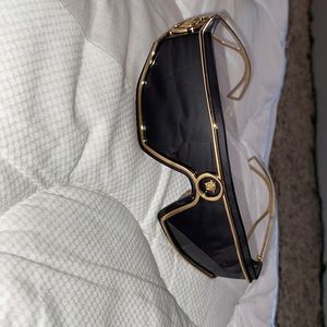 Brand new black and gold Versace sunglasses